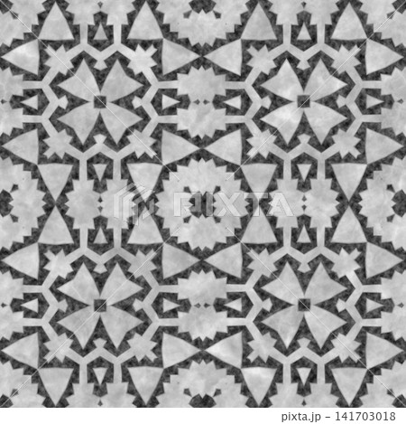 Gray Marble Geometric Tile Seamless Texture Gray Marble Geometric Tile Seamless Texture 141703018