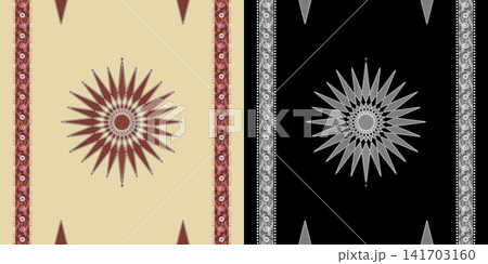 Tribal Textile and Displacement Map PBR Showcase 141703160