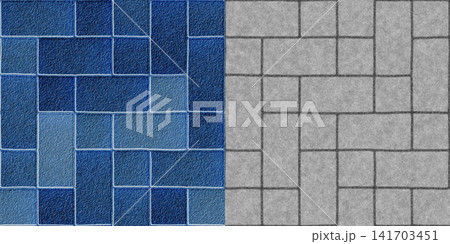 Blue Stone Block Material and Heightmap Comparison Blue Stone Block Material and Heightmap Comparison 141703451