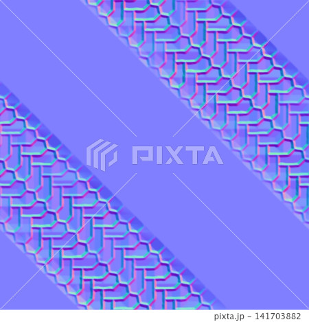 Diagonal Geometric Pattern Normal Map Diagonal Geometric Pattern Normal Map 141703882