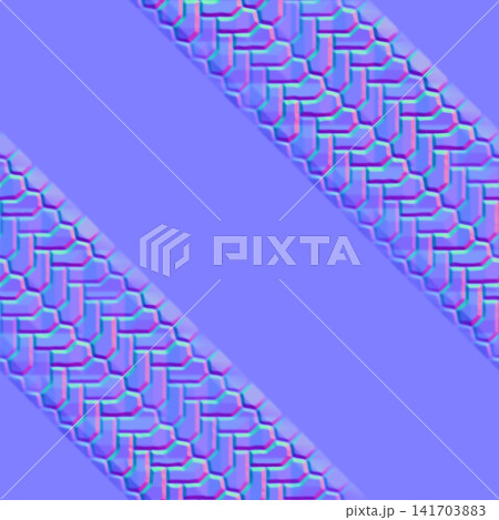 Stylized Diagonal Grid Normal Map 141703883