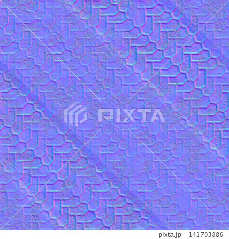 Hybrid Tech and Organic Normal Map Hybrid Tech and Organic Normal Map 141703886
