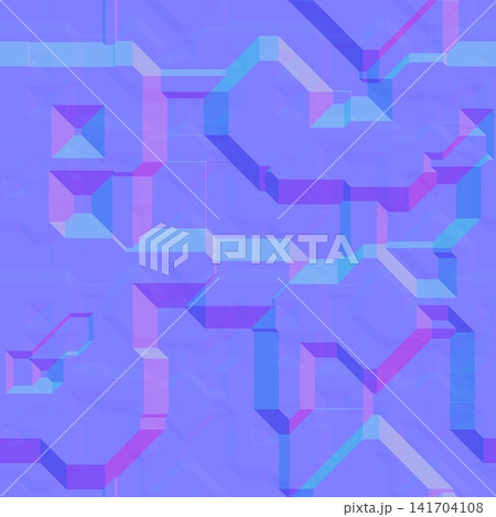 Mechanical Sci-Fi Conduit Normal Map Background 141704108