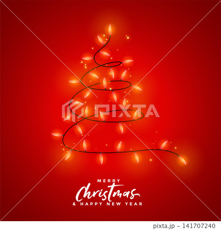 merry christmas red light decoration background design merry christmas red light decoration background design 141707240