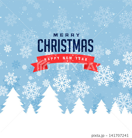 festival greeting for merry christmas and winter season 141707241