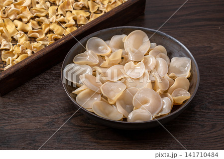 sliced White Jelly Fungus Ingredient For Asian Desserts sliced White Jelly Fungus Ingredient For Asian Desserts 141710484