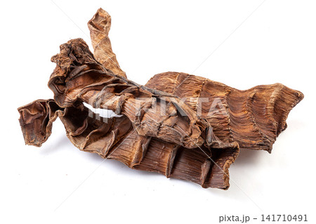 smoked dried bamboo shoots prepared for slow cooked stew smoked dried bamboo shoots prepared for slow cooked stew 141710491