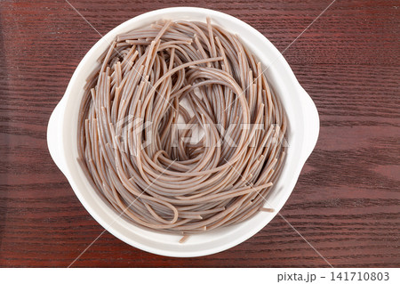 raw Buckwheat Grain Rice Noodles Dark Soba Noodle Nest raw Buckwheat Grain Rice Noodles Dark Soba Noodle Nest 141710803
