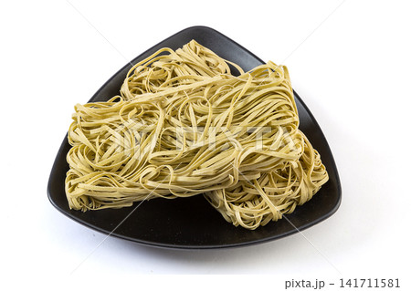 dried Mung Bean Green Flat Noodle Nest Block dried Mung Bean Green Flat Noodle Nest Block 141711581