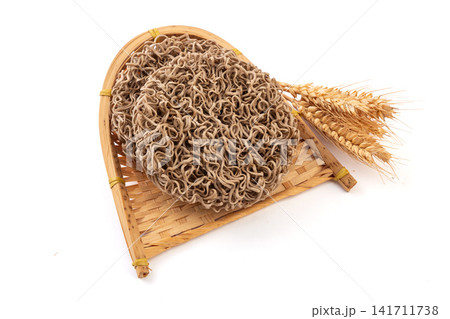 dried Buckwheat Scallion Instant Noodle Cakes Non Fried dried Buckwheat Scallion Instant Noodle Cakes Non Fried 141711738
