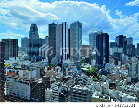 東京新宿 歌舞伎町タワーから観る新宿副都心の風景 東京新宿 歌舞伎町タワーから観る新宿副都心の風景 141712331