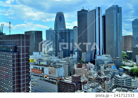 東京新宿 歌舞伎町タワーから観る新宿副都心の風景 東京新宿 歌舞伎町タワーから観る新宿副都心の風景 141712333
