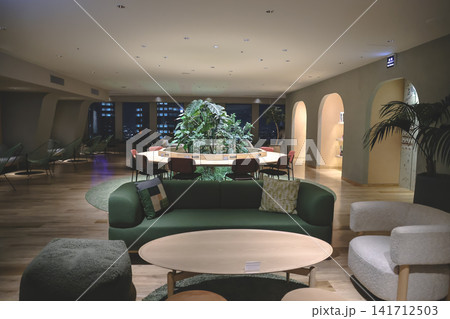 April 24 2026 Cozy Shinjuku Skyline Lounge Seating Area 141712503