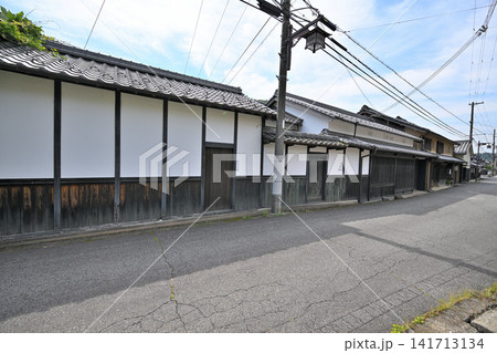兵庫県佐用町 宿場町 「平福宿」の保存地区 利神城の麓 兵庫県佐用町 宿場町 「平福宿」の保存地区 利神城の麓 141713134