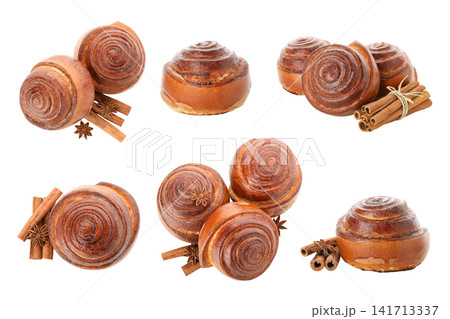 Delicious cinnamon rolls sit beautifully with cinnamon sticks nearby, PNG Delicious cinnamon rolls sit beautifully with cinnamon sticks nearby, PNG 141713337