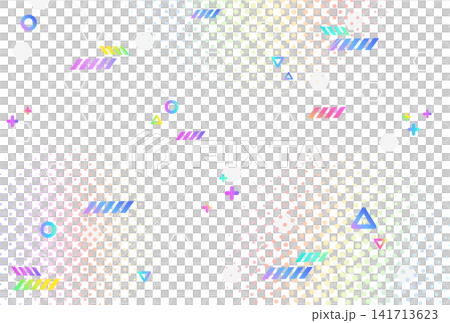 Geometric background material, gradient, honeycomb, rainbow, modern, futuristic background. Geometric background material, gradient, honeycomb, rainbow, modern, futuristic background. 141713623