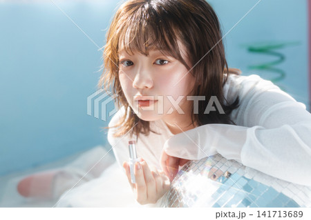 若い女性のビューティーイメージ 若い女性のビューティーイメージ 141713689