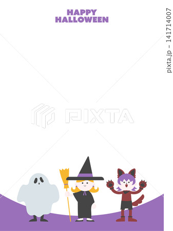 かわいいハロウィンのフレーム (1) かわいいハロウィンのフレーム (1) 141714007