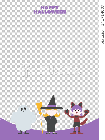 かわいいハロウィンのフレーム (1) かわいいハロウィンのフレーム (1) 141714007