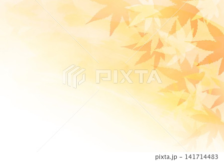 水彩画のカラフルな紅葉にある背景 水彩画のカラフルな紅葉にある背景 141714483