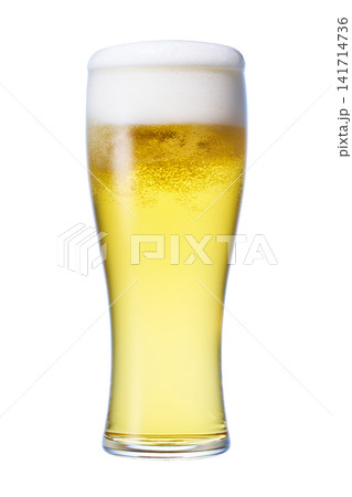 グラスに注がれた生ビール グラスに注がれた生ビール 141714736