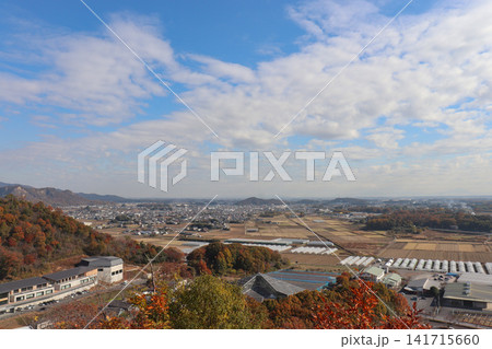 みかも山から見た栃木市の街並み(栃木県栃木市) みかも山から見た栃木市の街並み(栃木県栃木市) 141715660