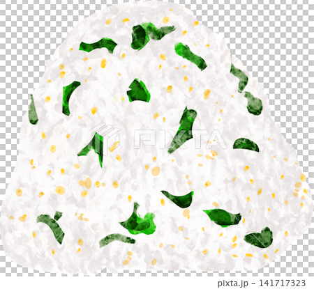 海苔飯糰的示意圖。 海苔飯糰的示意圖。 141717323