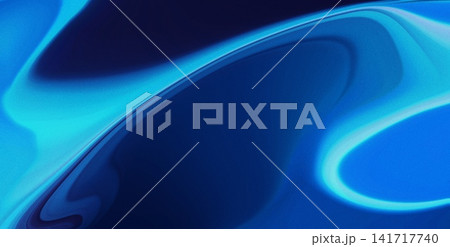 Abstract Blue Glossy Wave Curve Background 141717740
