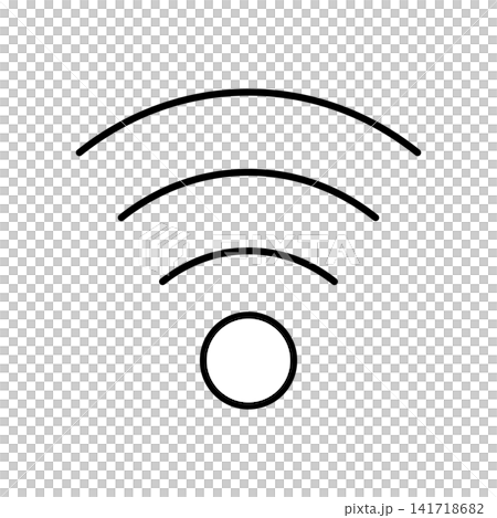 A simple Wi-Fi icon. 141718682
