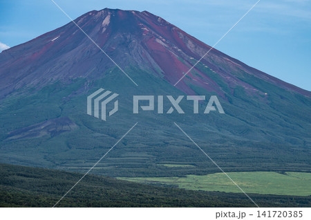 パノラマ台からの山中湖と富士山 141720385