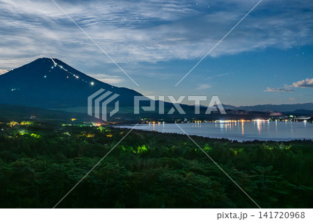 山梨パノラマ台からの富士山 山梨パノラマ台からの富士山 141720968
