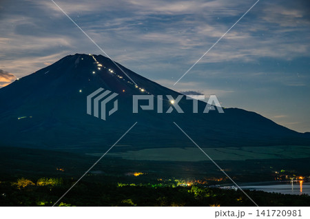 山梨パノラマ台からの富士山 山梨パノラマ台からの富士山 141720981