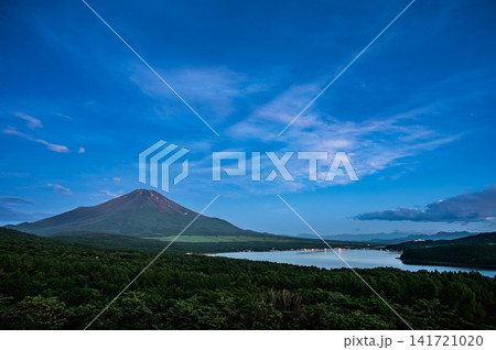 山梨パノラマ台からの富士山 山梨パノラマ台からの富士山 141721020