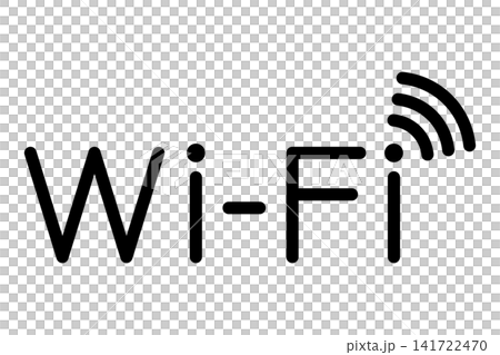 “Wi-Fi”字樣和Wi-Fi訊號圖示。 “Wi-Fi”字樣和Wi-Fi訊號圖示。 141722470
