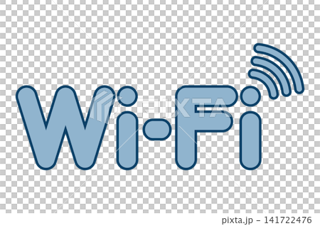 “Wi-Fi”字樣和Wi-Fi訊號圖示。 “Wi-Fi”字樣和Wi-Fi訊號圖示。 141722476