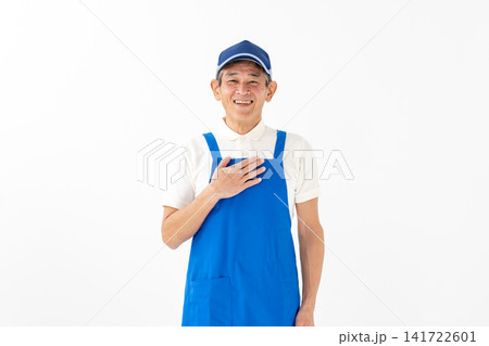 エプロン　男性　帽子 141722601