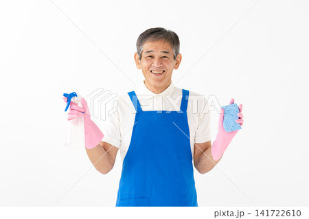 エプロン　男性　家事代行 141722610