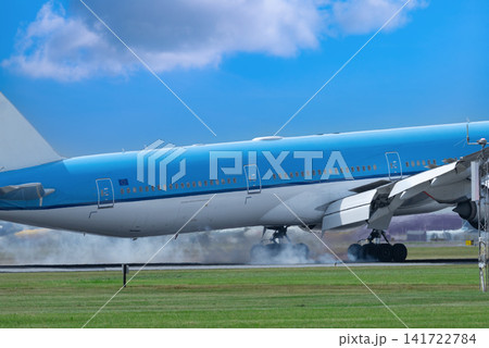 Smoke and Hot air is escaping from the engines. Smoke and Hot air is escaping from the engines. 141722784
