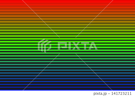 Vector colorful abstract halftone stripes background. Modern geometric spectrum gradient texture with horizontal linear bands for trendy high-tech poster design, digital cover and banner template Vector colorful abstract halftone stripes background. Modern geometric spectrum gradient texture with horizontal linear bands for trendy high-tech poster design, digital cover and banner template 141723211