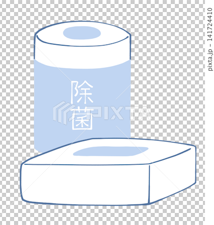 Illustration of disinfectant sheet Illustration of disinfectant sheet 141724410