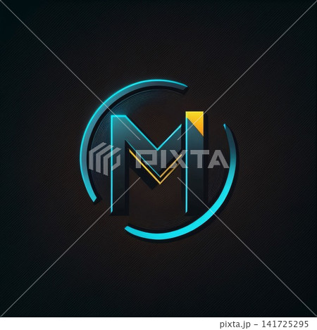 Letter M logo. Vector design template elements for your application or corporate identity. Letter M logo. Vector design template elements for your application or corporate identity. 141725295