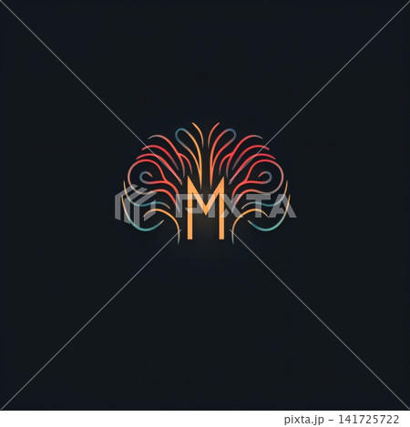 Letter M logo icon design template elements, vector logotype concept. 141725722