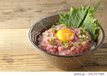 ねぎとろ丼、マグロのたたき丼 ねぎとろ丼、マグロのたたき丼 141727360
