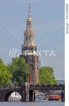 Montelbaanstoren Oudeschans Canal Amsterdam Montelbaanstoren Oudeschans Canal Amsterdam 141728000