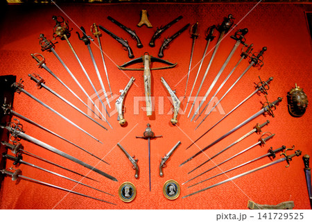 Antique Firearm and Weapon Armoury Display at Waddesdon Manor 141729525