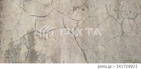 Heavily Cracked Concrete Wall Surface Texture Heavily Cracked Concrete Wall Surface Texture 141729921