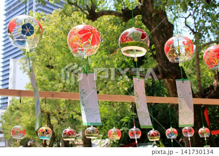 神津神社と夏の風物詩風鈴 神津神社と夏の風物詩風鈴 141730134