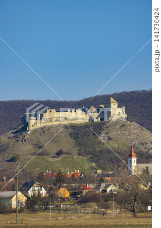 Sumeg Castle dominating the Var hill in Hungary 141730424