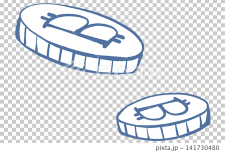 Illustration of bitcoin Illustration of bitcoin 141730480