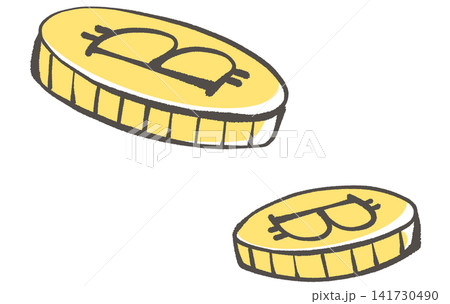ビットコインのイラスト 141730490